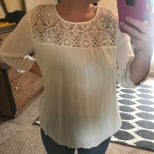 White old navy blouse